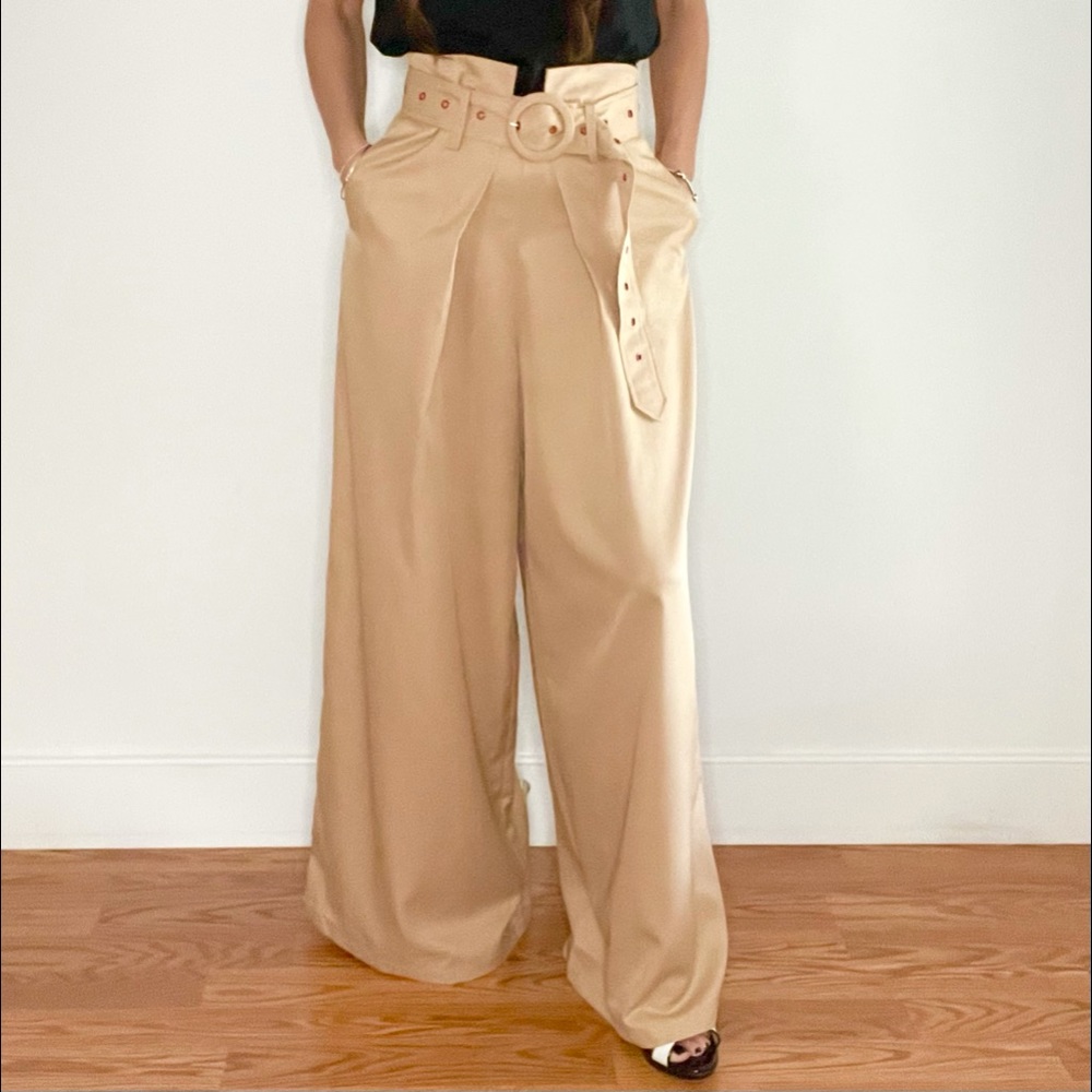 ⭐️High Waist Wide Leg Trousers